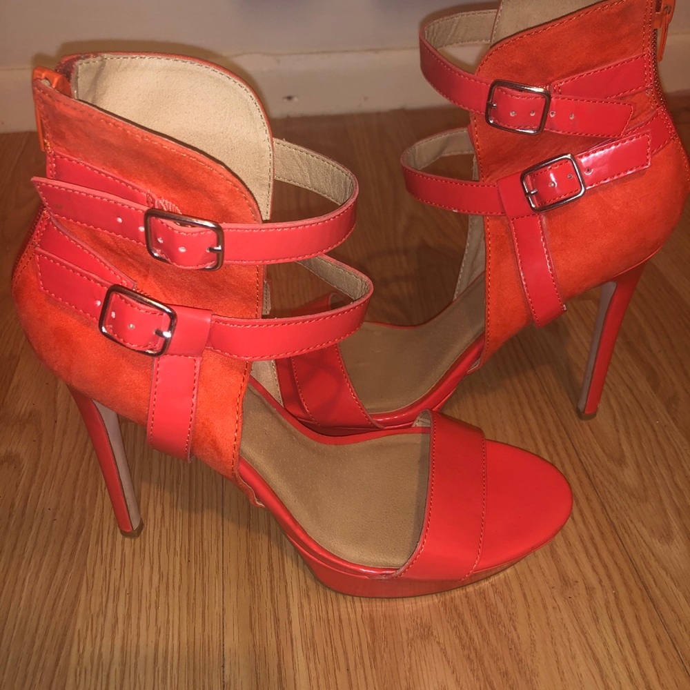 High heel small platform